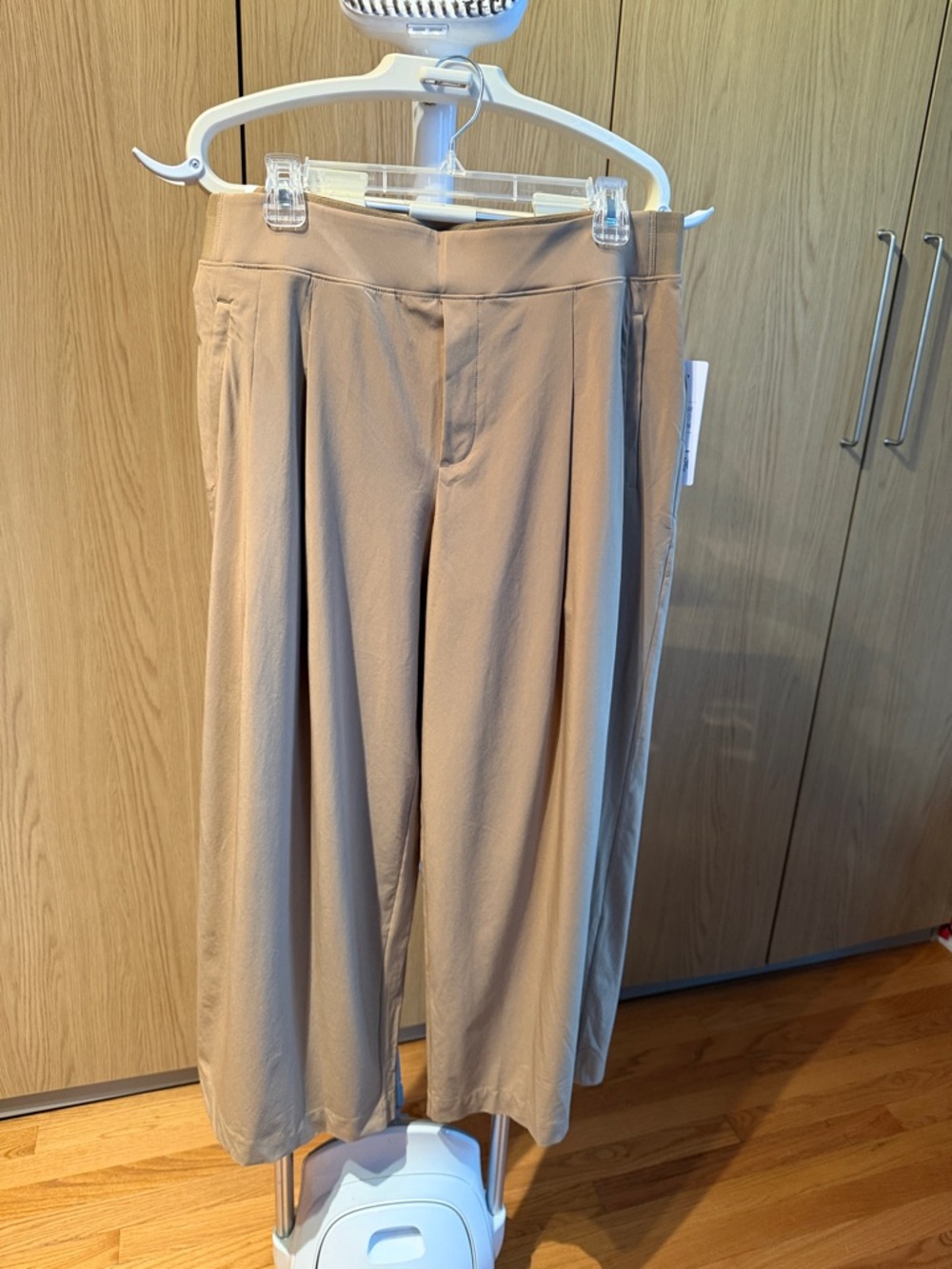 Athleta Beige Brooklyn Heights Wide-Leg Pants ( Petit Length)